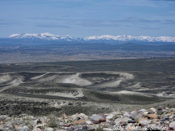 Wyoming Range as see from the top of Stewart Point