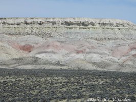 Close up of Ross Ridge, Sublette County